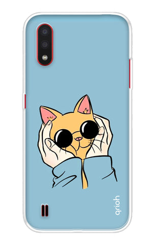 Attitude Cat Samsung Galaxy M01 Back Cover