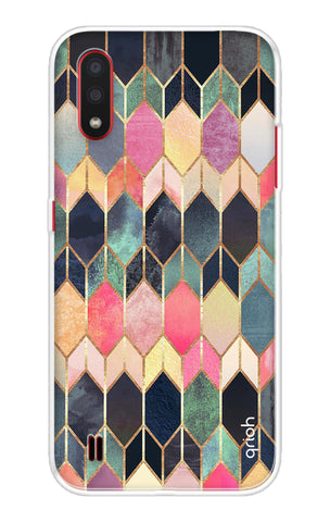 Shimmery Pattern Samsung Galaxy M01 Back Cover