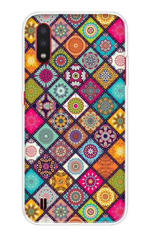 Multicolor Mandala Samsung Galaxy M01 Back Cover