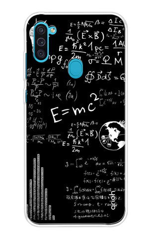 Equation Doodle Samsung Galaxy M11 Back Cover