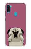 Chubby Dog Samsung Galaxy M11 Back Cover