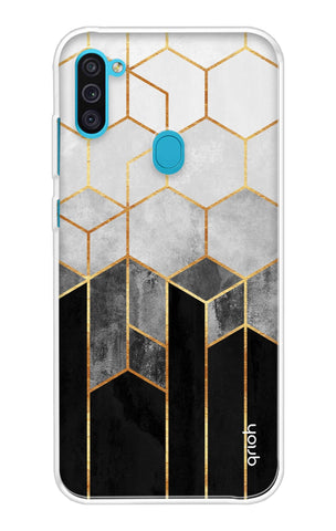 Hexagonal Pattern Samsung Galaxy M11 Back Cover