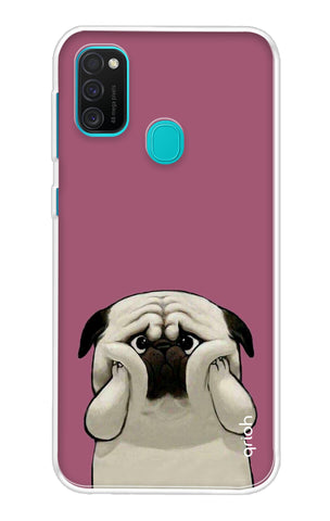 Chubby Dog Samsung Galaxy M21 Back Cover