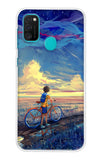 Riding Bicycle to Dreamland Samsung Galaxy M21 Back Cover