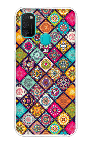 Multicolor Mandala Samsung Galaxy M21 Back Cover