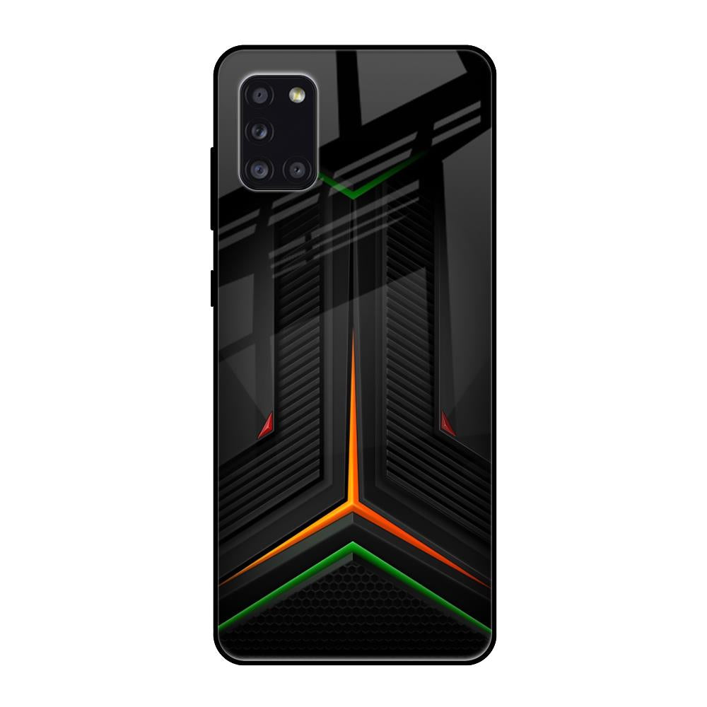 Modern Ultra Chevron Samsung Galaxy A31 Glass Back Cover Online