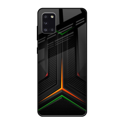 Modern Ultra Chevron Samsung Galaxy A31 Glass Back Cover Online