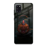 Lord Hanuman Animated Samsung Galaxy A31 Glass Back Cover Online