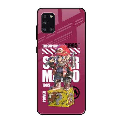 Gangster Hero Samsung Galaxy A31 Glass Back Cover Online