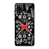 Red Zone Samsung Galaxy A31 Glass Back Cover Online