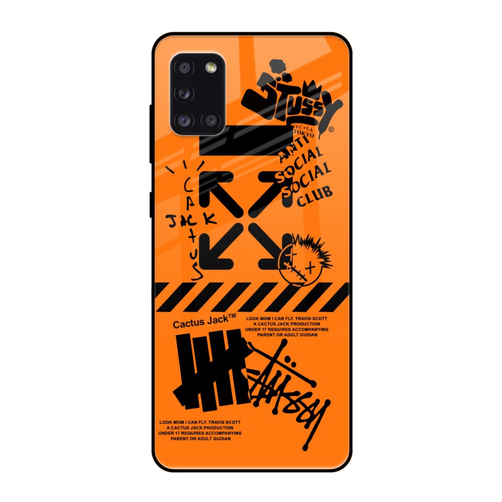 Anti Social Club Samsung Galaxy A31 Glass Back Cover Online