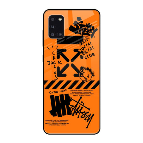 Anti Social Club Samsung Galaxy A31 Glass Back Cover Online