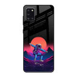 Retro Astronaut Samsung Galaxy A31 Glass Back Cover Online