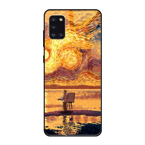 Sunset Vincent Samsung Galaxy A31 Glass Back Cover Online
