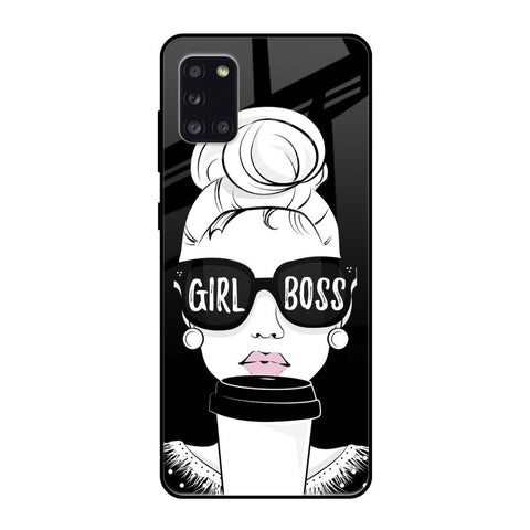 Girl Boss Samsung Galaxy A31 Glass Back Cover Online