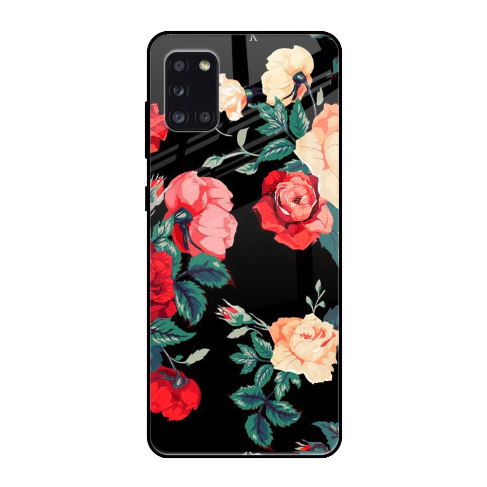 Floral Bunch Samsung Galaxy A31 Glass Back Cover Online
