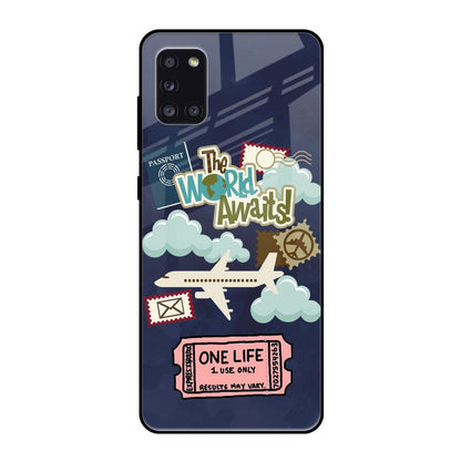 Tour The World Samsung Galaxy A31 Glass Back Cover Online