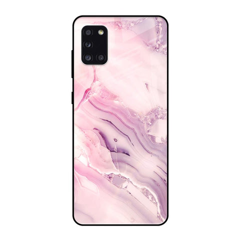 Diamond Pink Gradient Samsung Galaxy A31 Glass Back Cover Online