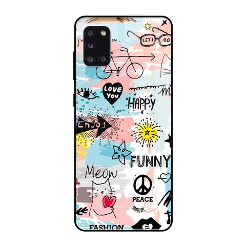 Just For You Samsung Galaxy A31 Glass Back Cover Online