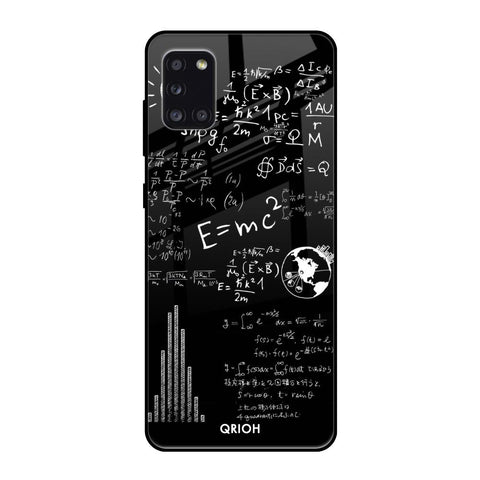 Funny Math Samsung Galaxy A31 Glass Back Cover Online