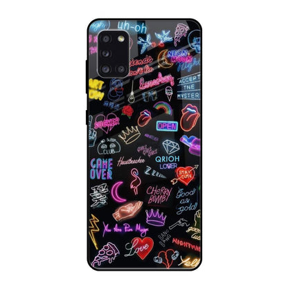 Accept The Mystery Samsung Galaxy A31 Glass Back Cover Online