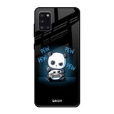Pew Pew Samsung Galaxy A31 Glass Back Cover Online