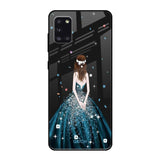 Queen Of Fashion Samsung Galaxy A31 Glass Back Cover Online