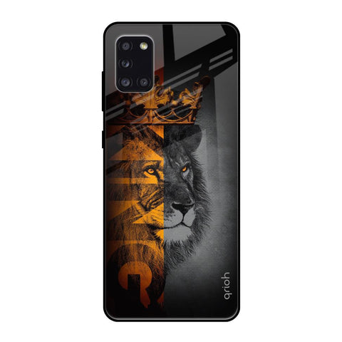 King Of Forest Samsung Galaxy A31 Glass Back Cover Online