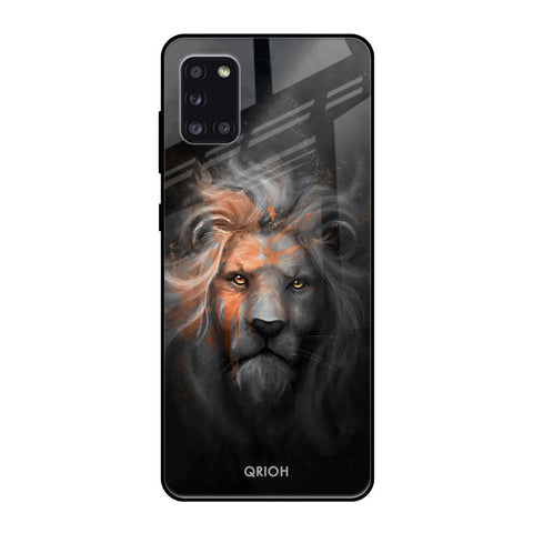 Devil Lion Samsung Galaxy A31 Glass Back Cover Online