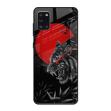 Red Moon Tiger Samsung Galaxy A31 Glass Back Cover Online