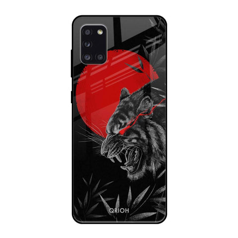 Red Moon Tiger Samsung Galaxy A31 Glass Back Cover Online