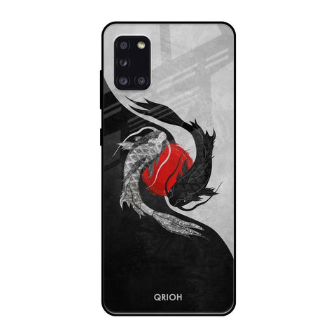 Japanese Art Samsung Galaxy A31 Glass Back Cover Online