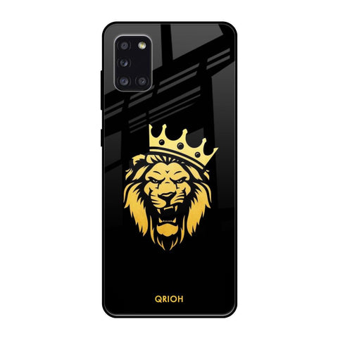 Lion The King Samsung Galaxy A31 Glass Back Cover Online