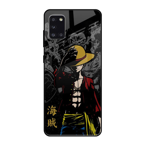 Dark Luffy Samsung Galaxy A31 Glass Back Cover Online