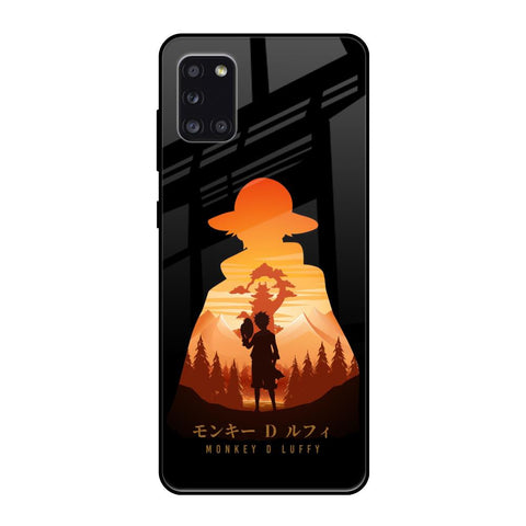 Luffy One Piece Samsung Galaxy A31 Glass Back Cover Online
