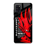 Red Vegeta Samsung Galaxy A31 Glass Back Cover Online