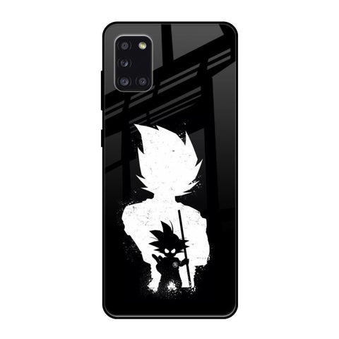 Monochrome Goku Samsung Galaxy A31 Glass Back Cover Online