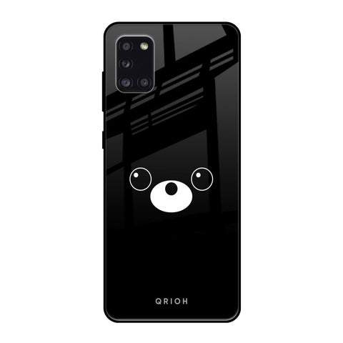 Cute Bear Samsung Galaxy A31 Glass Back Cover Online