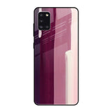 Brush Stroke Art Samsung Galaxy A31 Glass Back Cover Online
