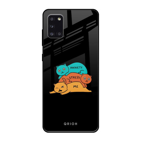 Anxiety Stress Samsung Galaxy A31 Glass Back Cover Online