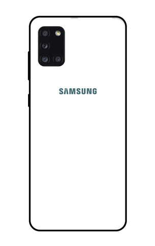 Arctic White Samsung Galaxy A31 Glass Cases & Covers Online