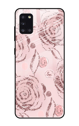 Shimmer Roses Samsung Galaxy A31 Glass Cases & Covers Online
