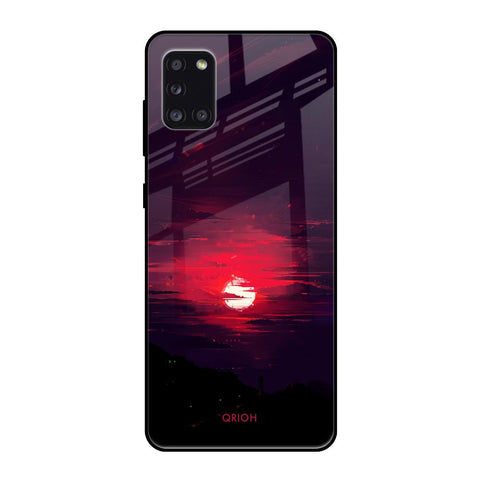 Morning Red Sky Samsung Galaxy A31 Glass Cases & Covers Online
