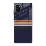 Tricolor Stripes Samsung Galaxy A31 Glass Cases & Covers Online