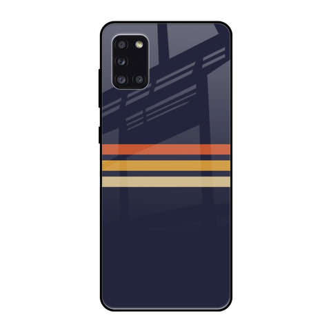 Tricolor Stripes Samsung Galaxy A31 Glass Cases & Covers Online
