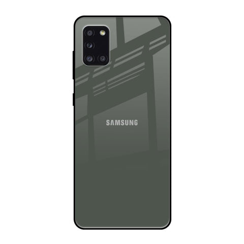 Charcoal Samsung Galaxy A31 Glass Back Cover Online