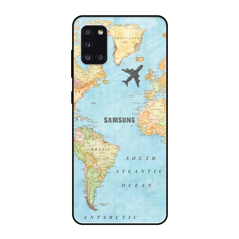 Fly Around The World Samsung Galaxy A31 Glass Back Cover Online