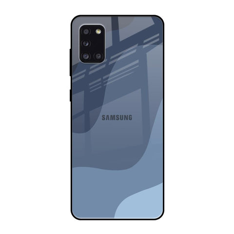 Navy Blue Ombre Samsung Galaxy A31 Glass Back Cover Online