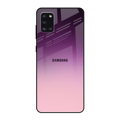 Purple Gradient Samsung Galaxy A31 Glass Back Cover Online