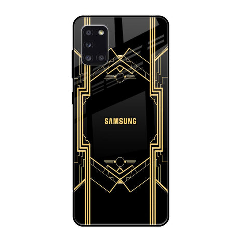 Sacred Logo Samsung Galaxy A31 Glass Back Cover Online